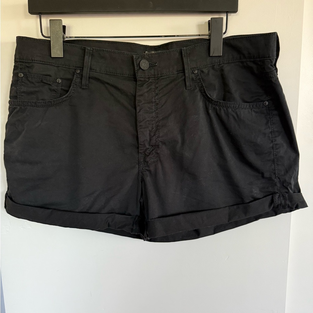 MOTHER, Women's The Dropout Cuff Short, Island Fever, Size 30